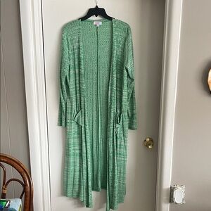 LuLaRoe Mint Green Knit Cardigan